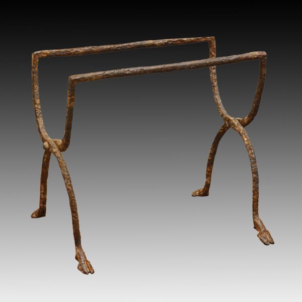 Very Rare Roman Wrought-Iron Folding Stool