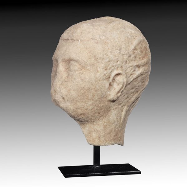 Roman Marble Portrait Head