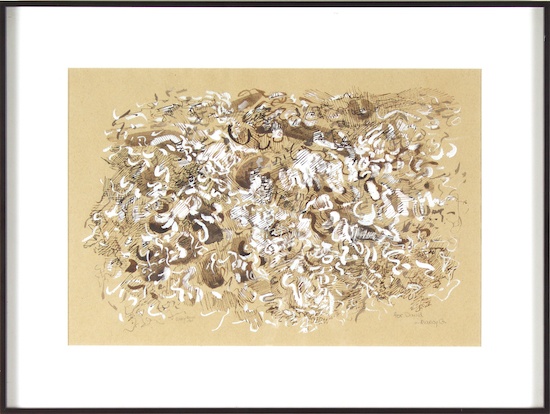 Nancy Genn, 1961, mixed media on paper, 10.75 x 15 inches