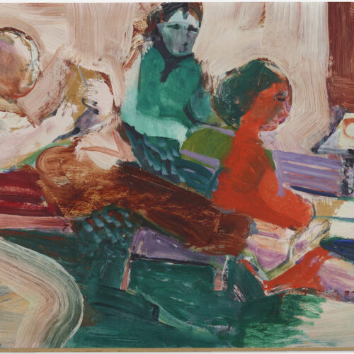 painting of people seated