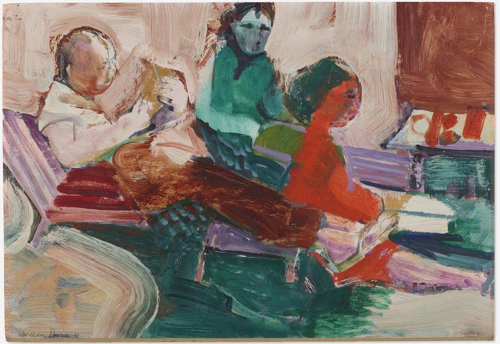 painting of people seated