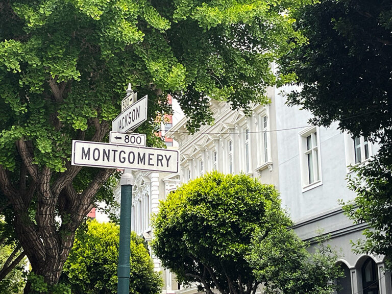 Jackson Square, Jackson and Montgomery Street Intersection