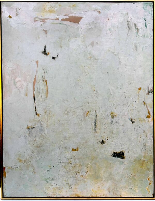 white abstract painting