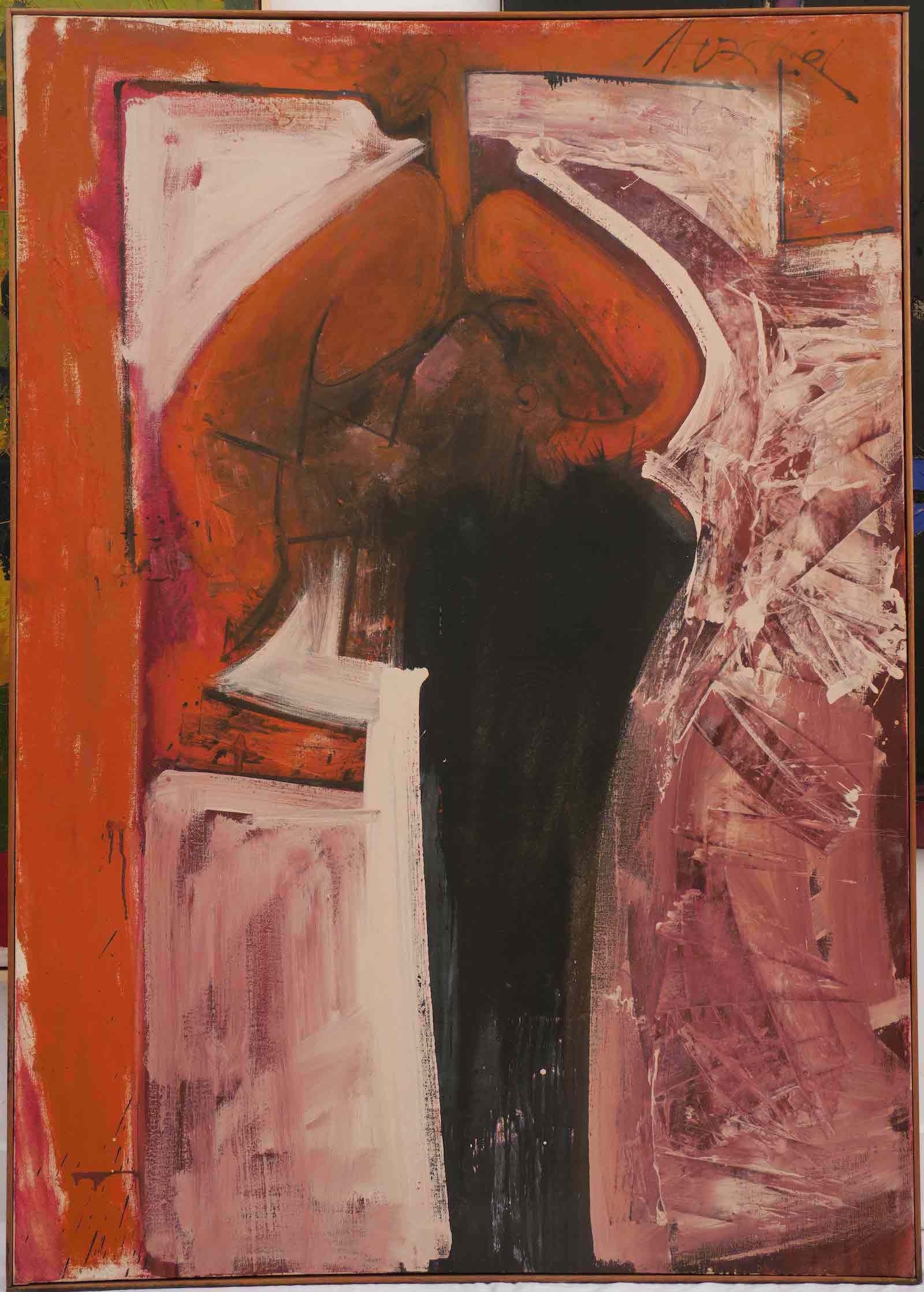 abstraction expressionist painting at Foster Gwin Gallery